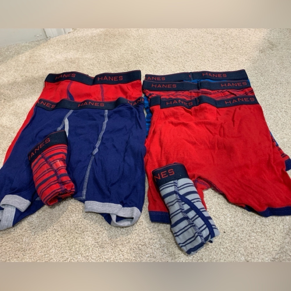 Brand new Hanes boxers for boys in Large. No tags or package